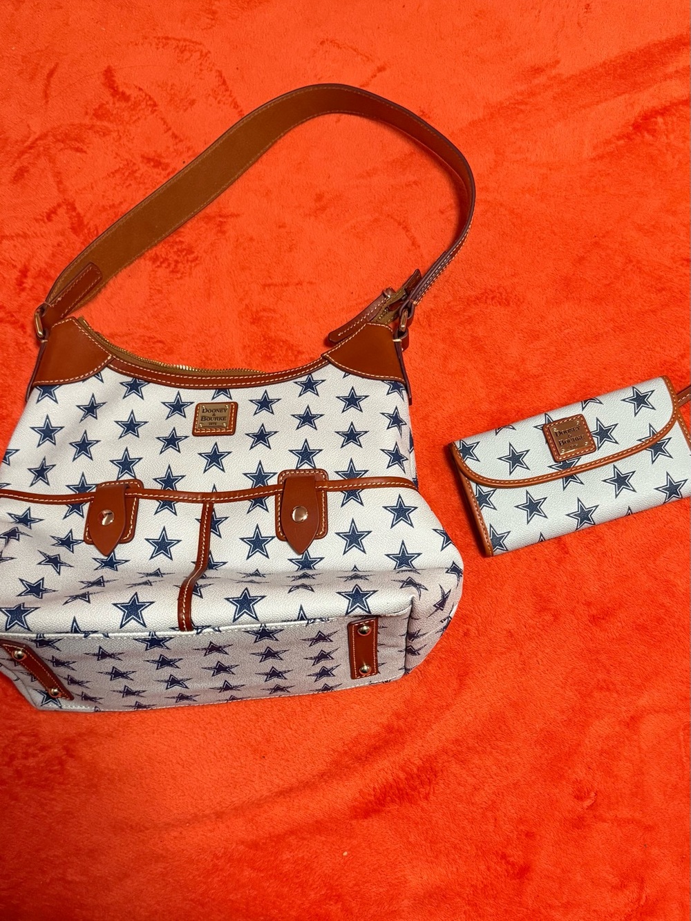 Limited edition Dooney & Bourke Dallas Cowboys purse and wallet